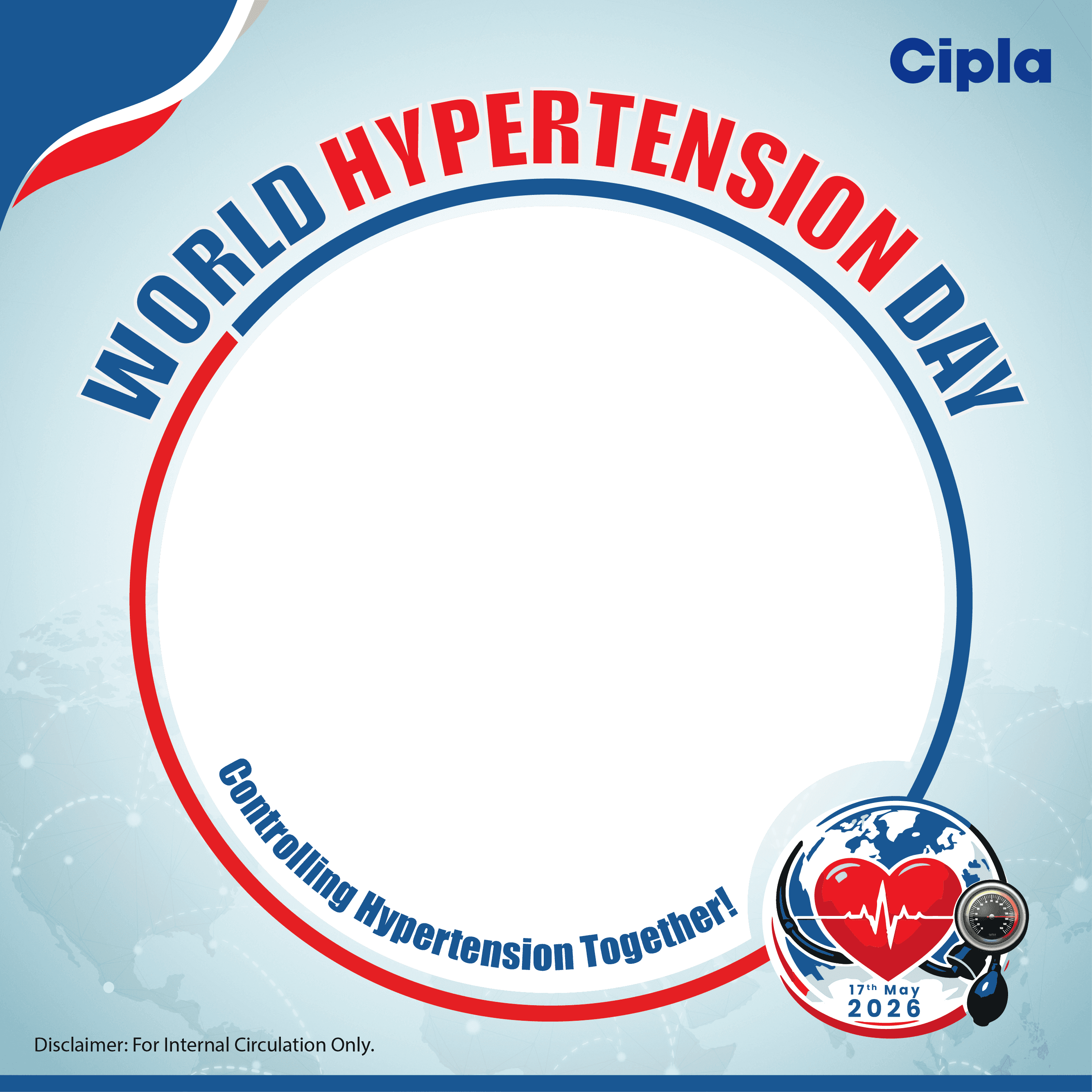 World Hypertension Day DP frame preview